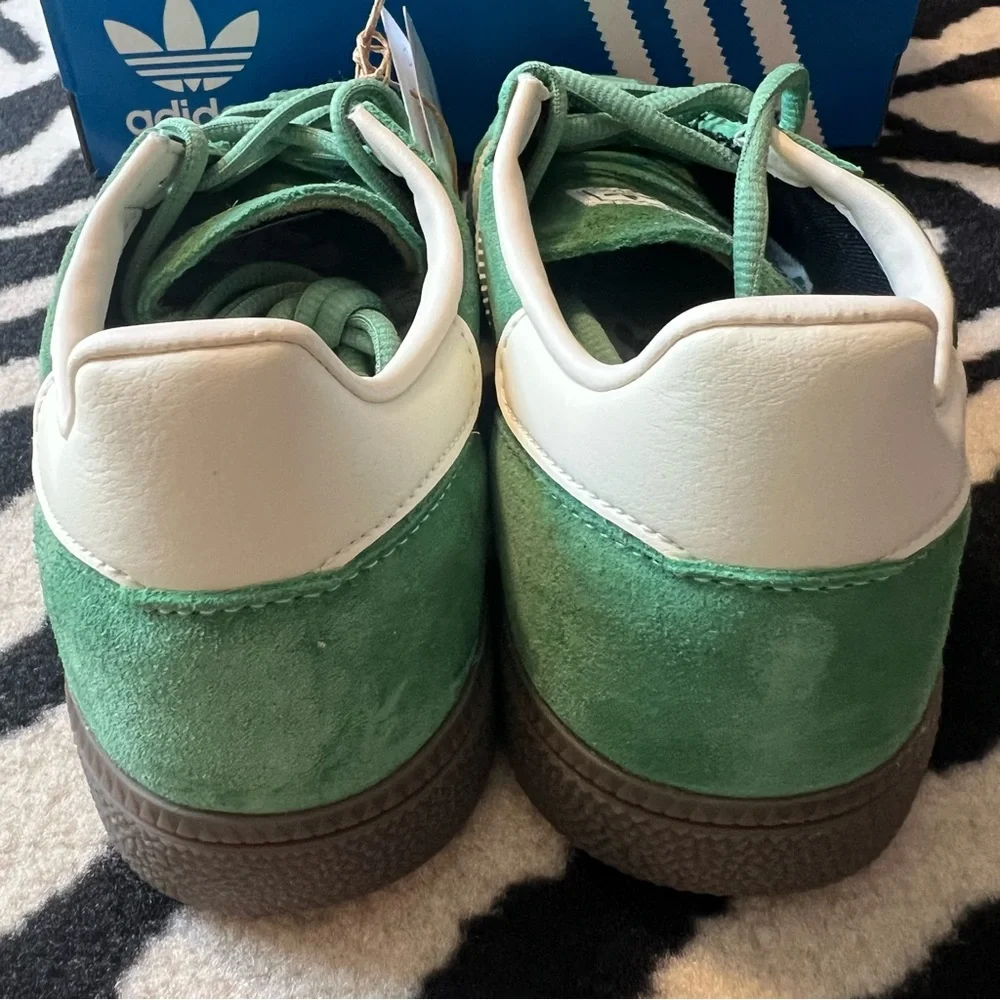 NWT Adidas Handball Spezial Shoes Preloved Green Cream White Men 5.5/Women 6.5 - Picture 13 of 15